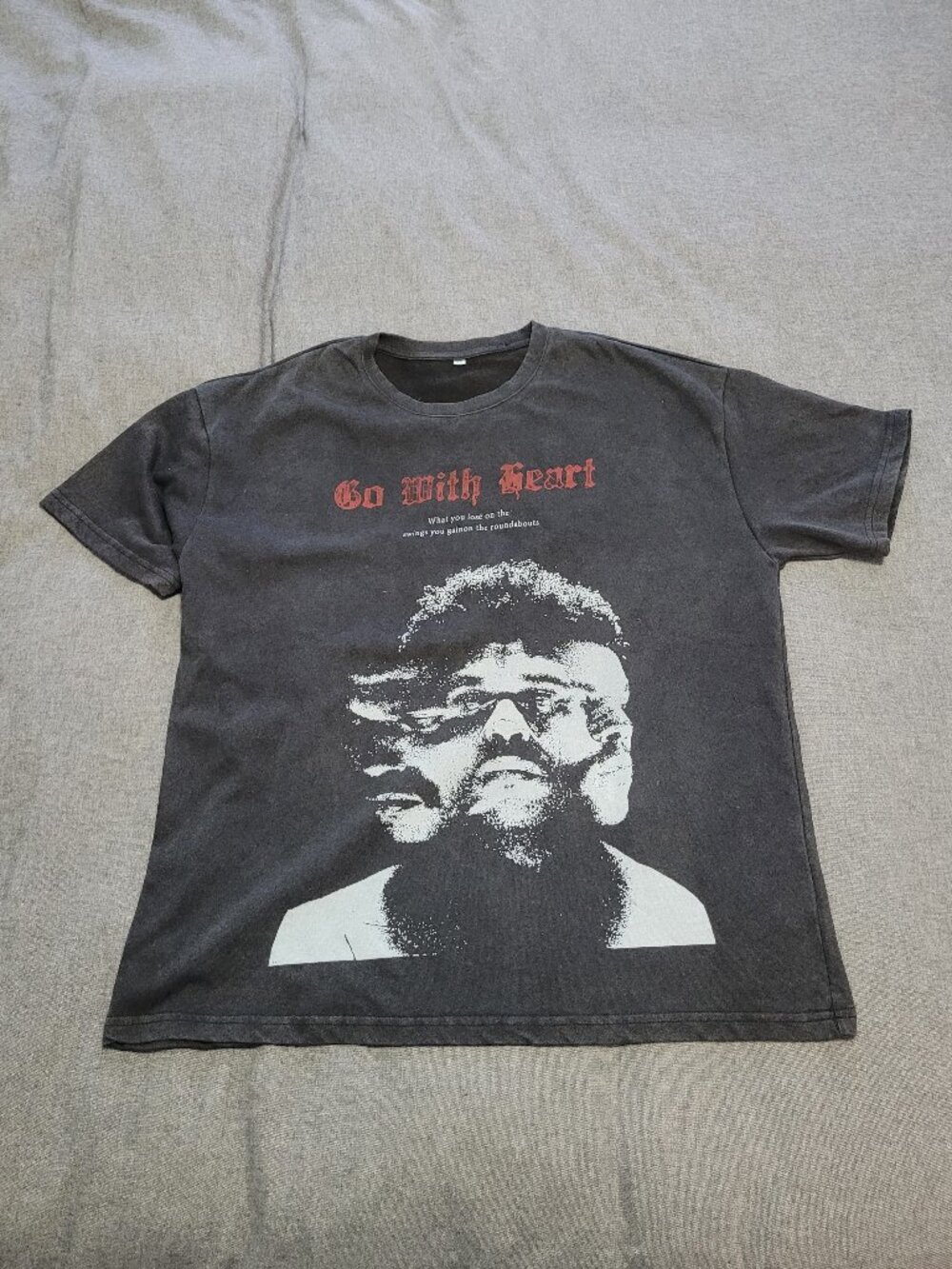 The Weeknd "Go with Heart" merch
